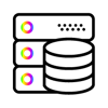 Data-Graphic with stack of coins