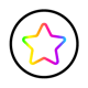 Star inside circle