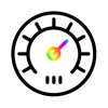 A circular performance dial